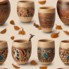 Mate de barro para infusiones